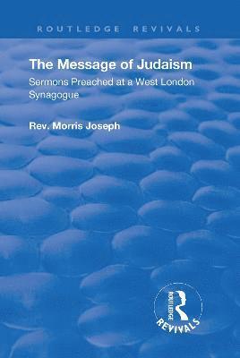 The Message of Judaism 1