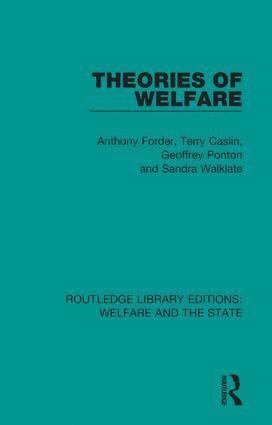 Theories of Welfare 1