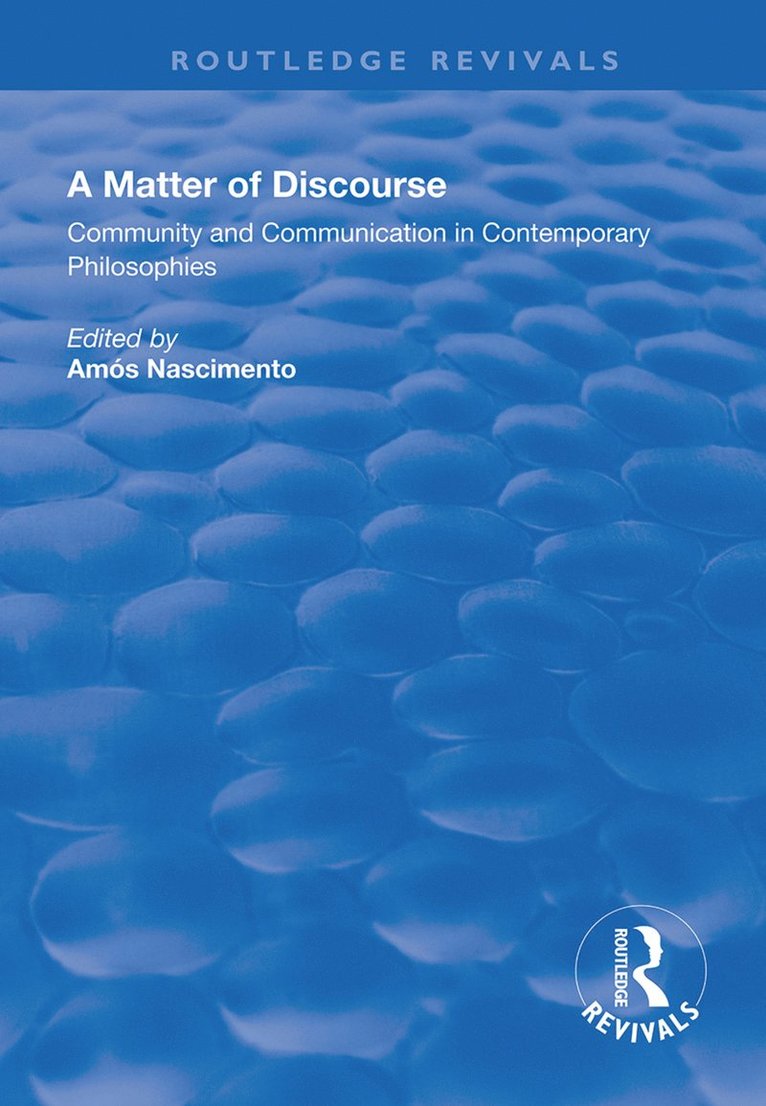 A Matter of Discourse 1