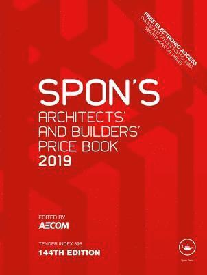 bokomslag Spon's Architects' and Builders' Price Book 2019