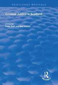 bokomslag Criminal Justice in Scotland