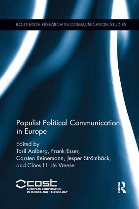 Toril Aalberg, Frank Esser, Carsten Reinemann, Jesper Stromback, Claes De Vreese - Populist Political Communication in Europe, Häftad
