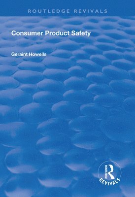 bokomslag Consumer Product Safety