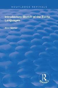 bokomslag Introductory Sketch of the Bantu Languages