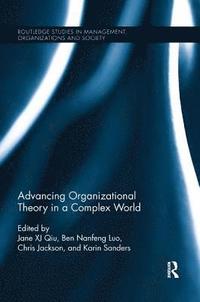 bokomslag Advancing Organizational Theory in a Complex World