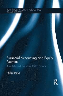 bokomslag Financial Accounting and Equity Markets