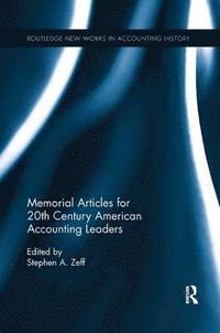 bokomslag Memorial Articles for 20th Century American Accounting Leaders