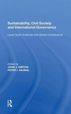 bokomslag Sustainability, Civil Society and International Governance