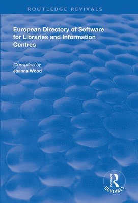 European Directory of Software for Libraries and Information Centres 1