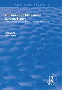 bokomslag Economics of Marketable Surplus Supply