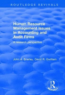 bokomslag Human Resource Management Issues in Accounting and Auditing Firms