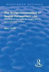 bokomslag The Social Construction of Sexual Harassment Law