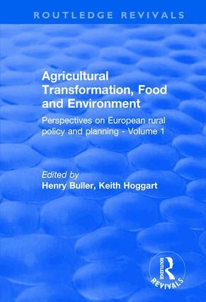 Henry Buller, Keith Hoggart - Agricultural Transformation, Food and Environment, Inbunden