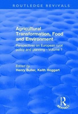 Agricultural Transformation, Food and Environment 1