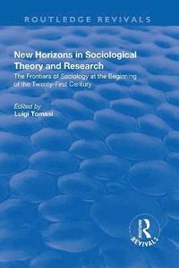 bokomslag New Horizons in Sociological Theory and Research