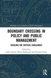 bokomslag Crossing Boundaries in Public Policy and Management