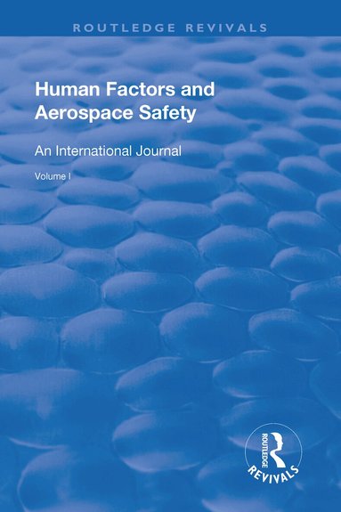 Don Harris, Helen Muir - Human Factors and Aerospace Safety, Häftad