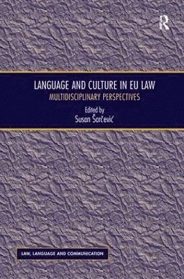 bokomslag Language and Culture in EU Law