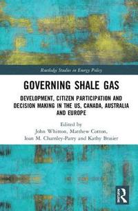 bokomslag Governing Shale Gas