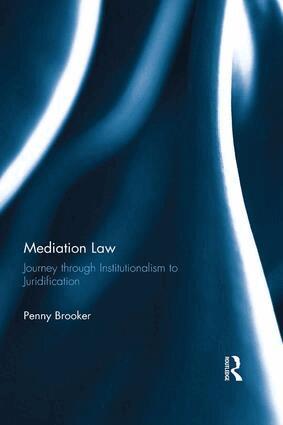 Penny Brooker - Mediation Law, Häftad