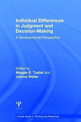 bokomslag Individual Differences in Judgement and Decision-Making