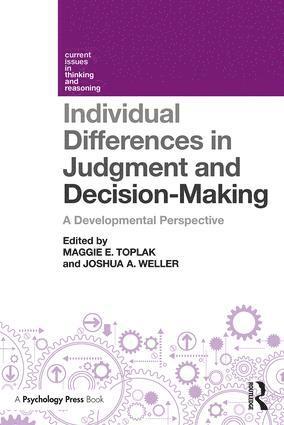 bokomslag Individual Differences in Judgement and Decision-Making