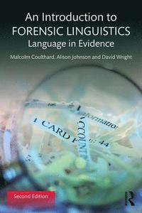 bokomslag Introduction to forensic linguistics - language in evidence