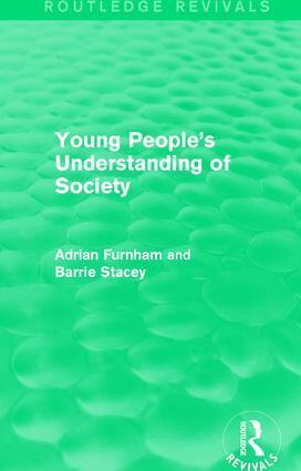 Adrian Furnham - Young People's Understanding of Society (Routledge Revivals), Inbunden