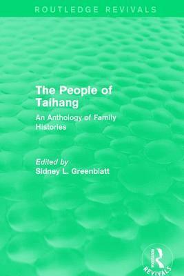 Sidney L. Greenblatt, Sidney Greenblatt - People of Taihang, Häftad