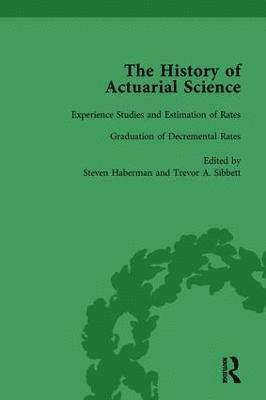 Steven Haberman, Trevor A. Sibbett - History of Actuarial Science Vol X, Inbunden
