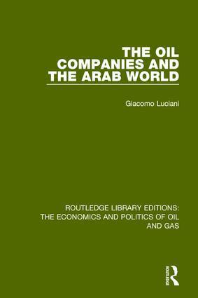 Giacomo Luciani - Oil Companies and the Arab World, Häftad