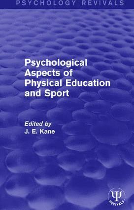 bokomslag Psychological Aspects of Physical Education and Sport