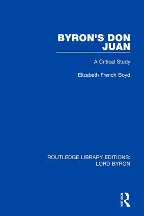 Elizabeth French Boyd - Byron's Don Juan, Inbunden