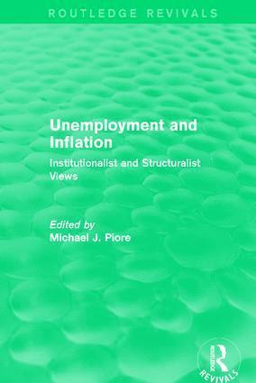 bokomslag Unemployment and Inflation