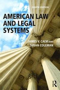bokomslag American Law and Legal Systems