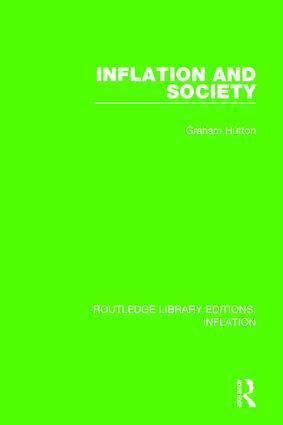 Graham Hutton - Inflation and Society, Häftad