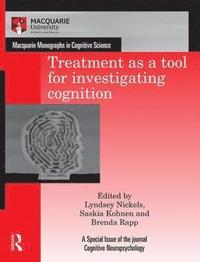 bokomslag Treatment as a tool for investigating cognition