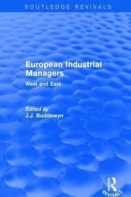 bokomslag European Industrial Managers