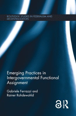 bokomslag Emerging Practices in Intergovernmental Functional Assignment