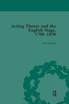 Lisa Zunshine - Acting Theory and the English Stage, 1700-1830 Volume 3, Häftad