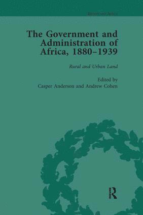 Casper Anderson, Andrew Cohen, Casper Anderson, Andrew Cohen - Government and Administration of Africa, 1880-1939 Vol 4, Häftad