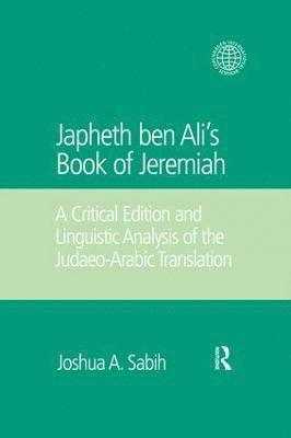 bokomslag Japheth ben Ali's Book of Jeremiah