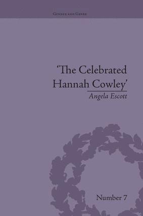 Angela Escott - Celebrated Hannah Cowley, Häftad
