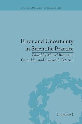 Marcel Boumans, Giora Hon, Arthur Petersen, the Netherlands) Boumans, Marcel (Utrecht University, Israel) Hon, Giora (University of Haifa, UK) Petersen, Arthur (University College London, Giora, Arthur C. Petersen - Error and Uncertainty in Scientific Practice, Häftad