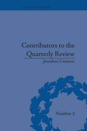 Jonathan Cutmore - Contributors to the Quarterly Review, Häftad