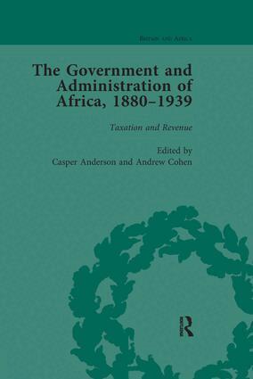 Casper Anderson, Casper Anderson, Andrew Cohen - Government and Administration of Africa, 1880-1939 Vol 3, Häftad