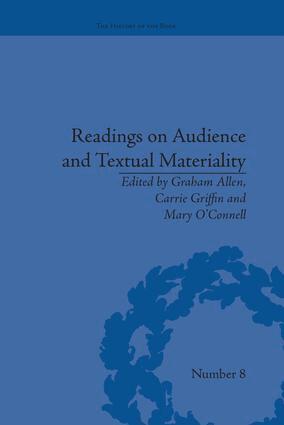 Carrie Griffin, Carrie Griffin, Graham Allen, Mary O'Connell - Readings on Audience and Textual Materiality, Häftad