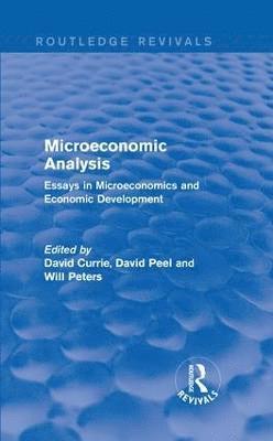 Microeconomic Analysis (Routledge Revivals) 1