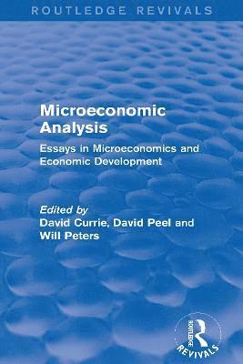 Microeconomic Analysis (Routledge Revivals) 1