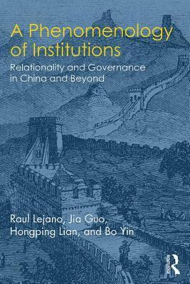 bokomslag Phenomenology of Institutions